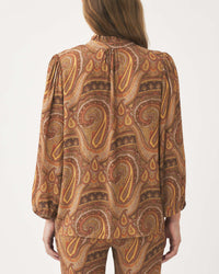 Chemise imprimée Rocio - Camel