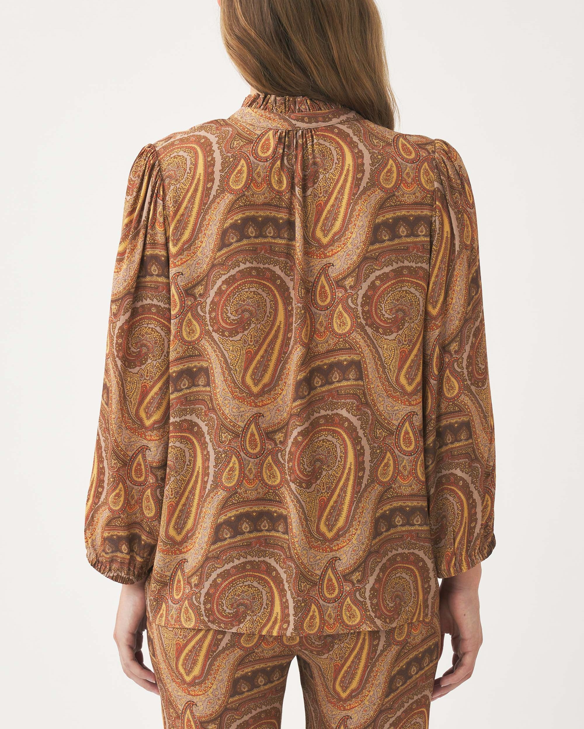 Chemise imprimée Rocio - Camel