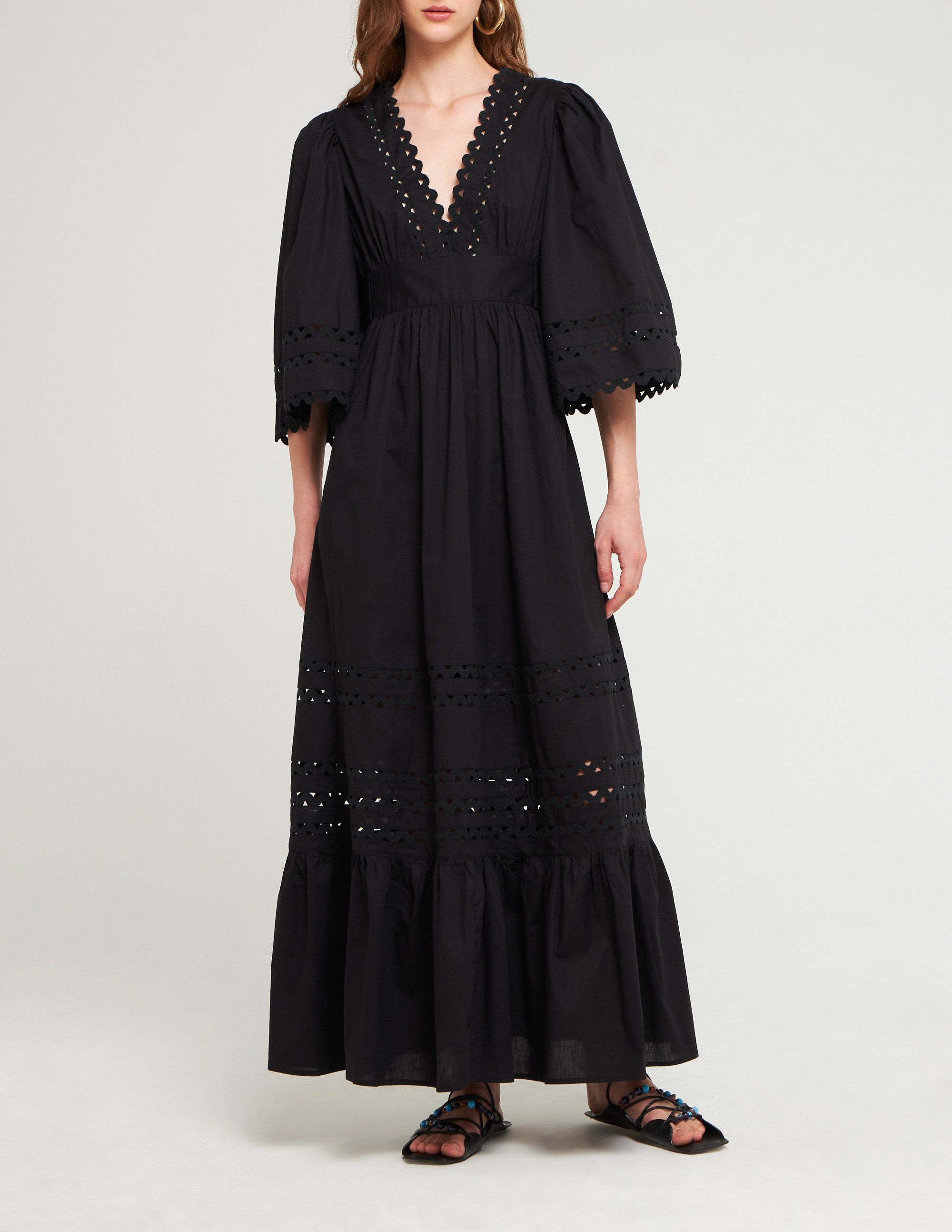 BLACK RODA LONGDRESS