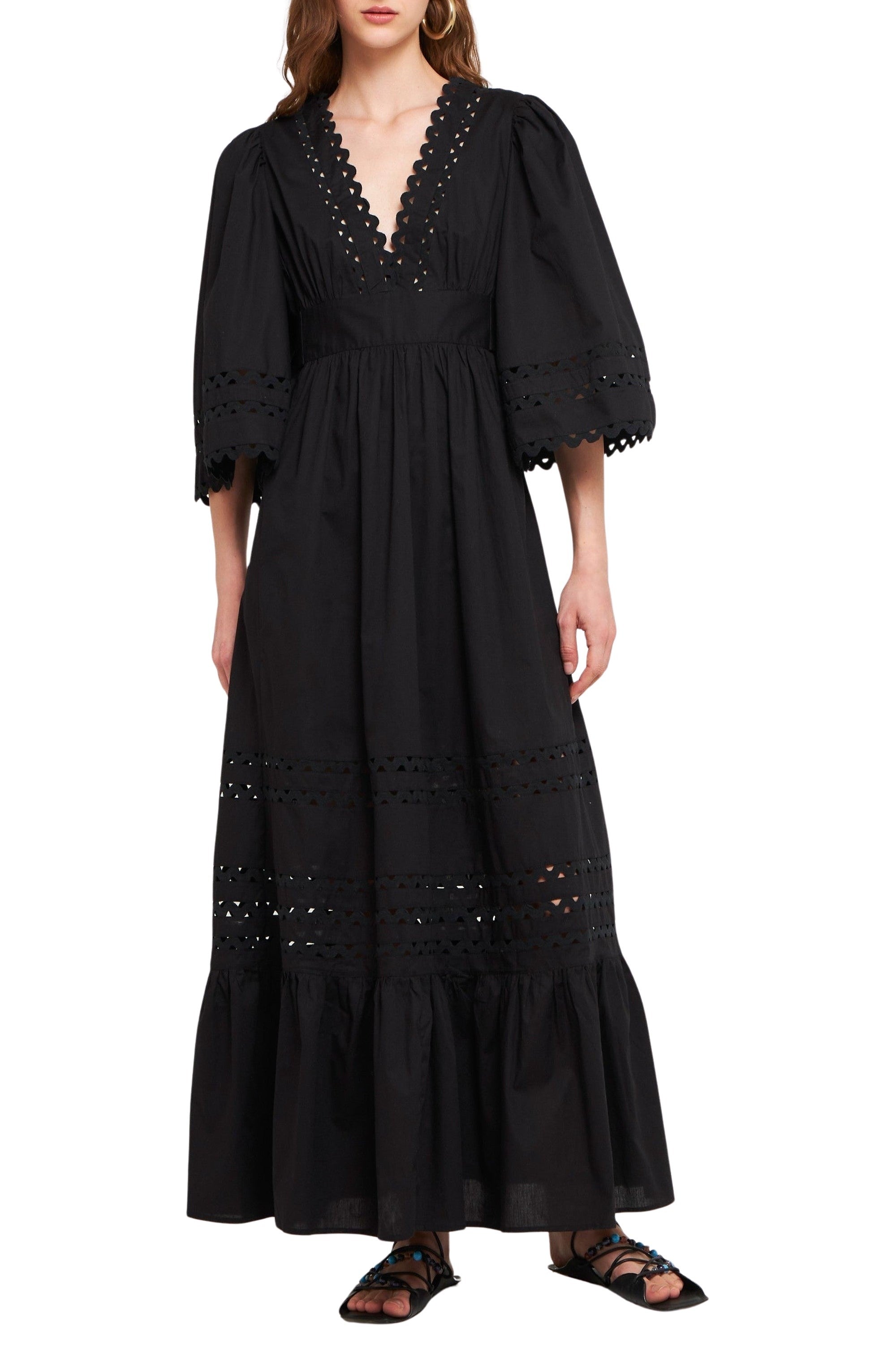 BLACK RODA LONGDRESS