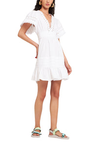 WHITE RODA MINIDRESS