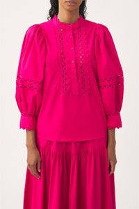 FUSHIA RODO BLOUSE