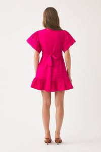 FUSHIA RODO MINIDRESS