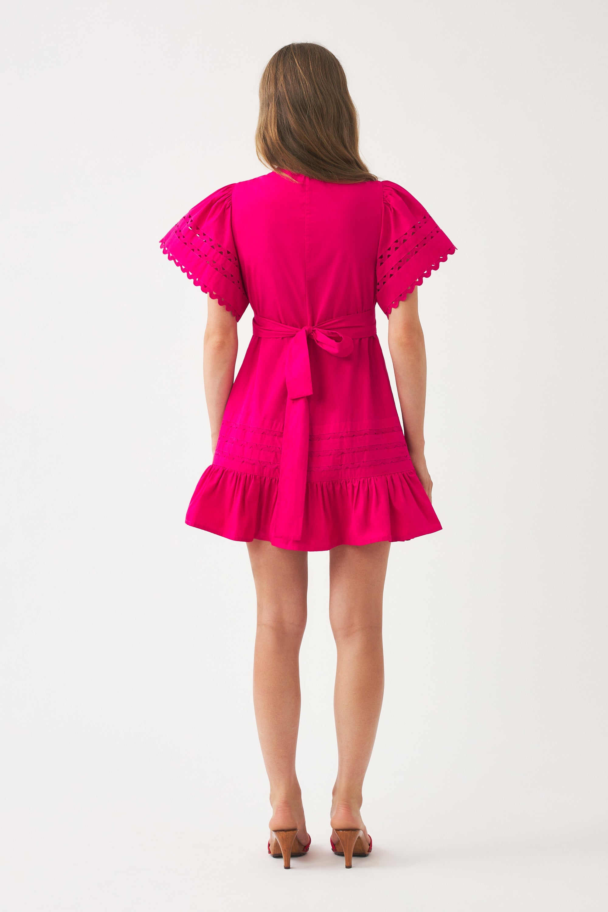 FUSHIA RODO MINIDRESS