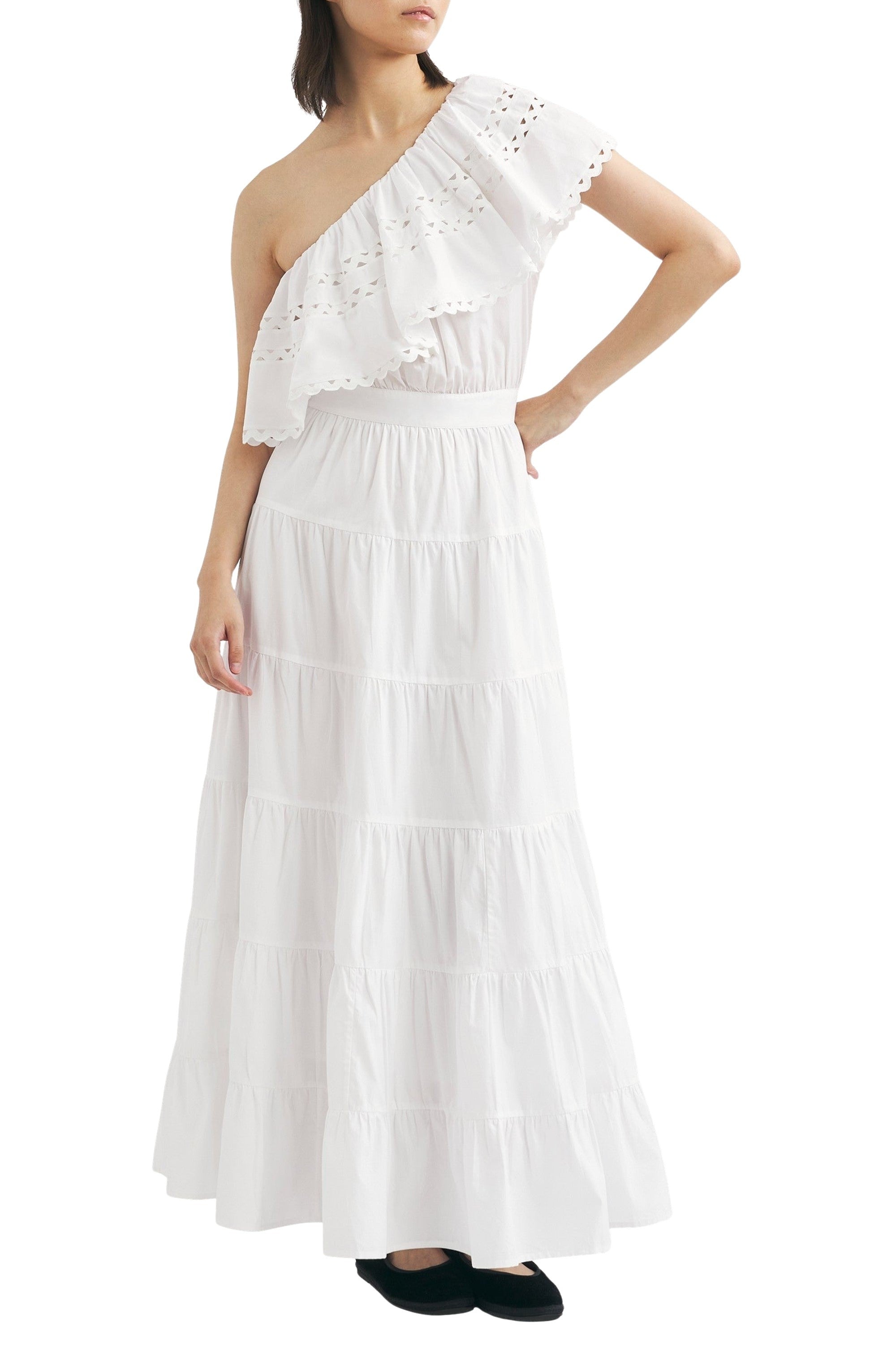 WHITE RODO SUNDRESS