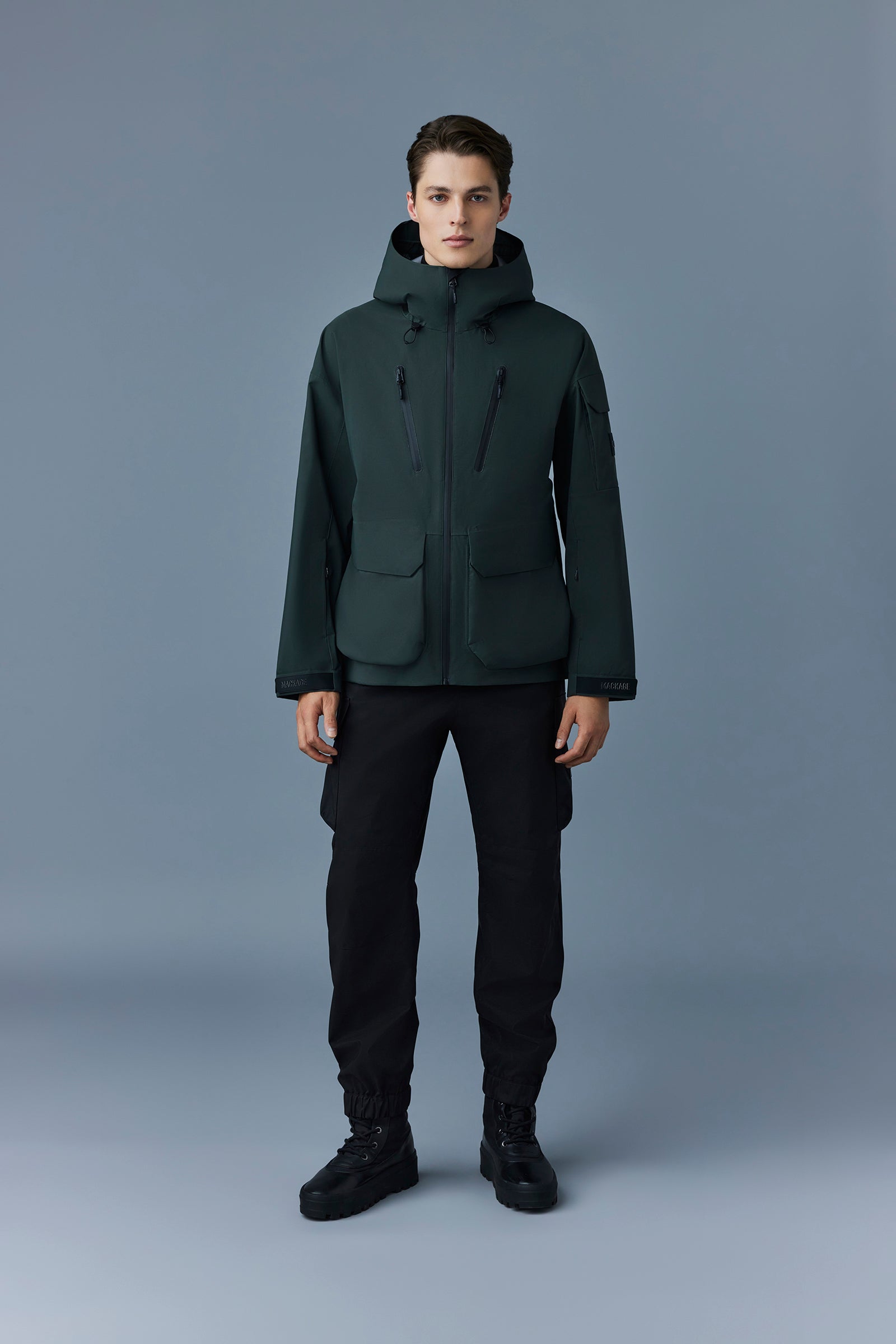 Parka courte Rohan à capuche à zip - Alpine