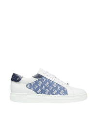 Sneakers Rome basses JC en cuir - Denim, Navy & White