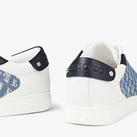 Rome JC low leather trainers - Denim, Navy & White