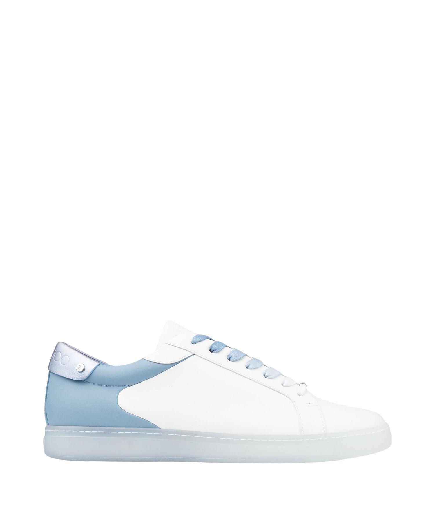 Sneakers Rome basses en cuir - White & Smoky Blue