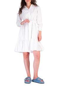 1 QTY NEW ROBE COURTE A VOLANTS