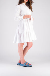 1 QTY NEW ROBE COURTE A VOLANTS