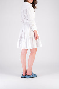 1 QTY NEW ROBE COURTE A VOLANTS