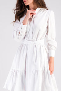 1 QTY NEW ROBE COURTE A VOLANTS