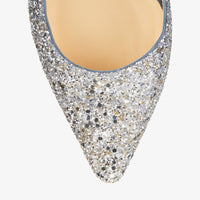 Escarpins Romy pointus 60 à paillettes dégradées - Silver & Dusk Blue