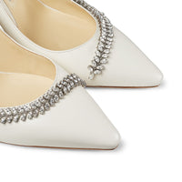 Escarpins Romy 85 en cuir - Latte & Crystal
