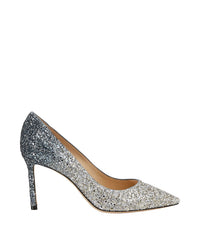 Escarpins Romy 85 à dégradé paillettes - Silver & Dusk Blue