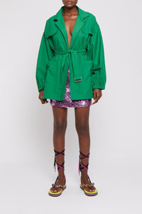 Veste courte Ron à poches - Green