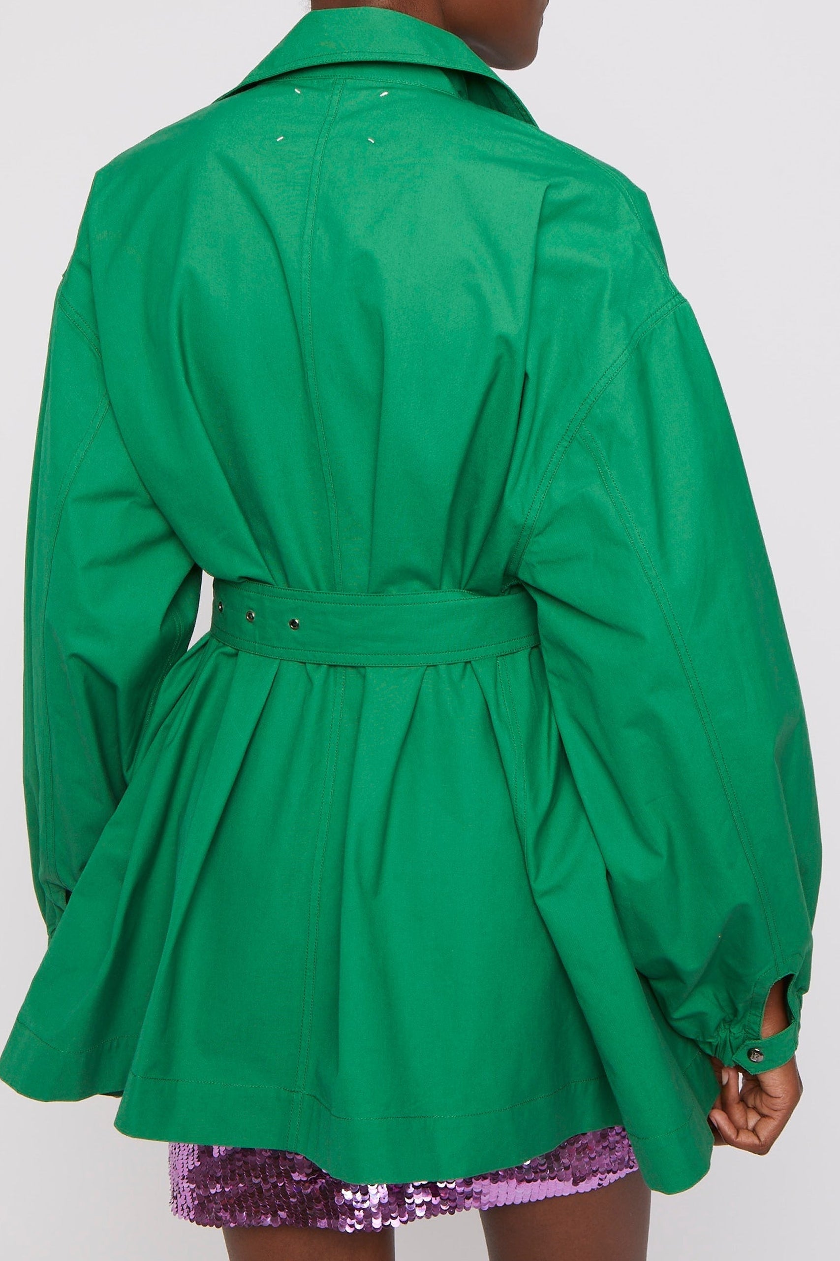Veste courte Ron à poches - Green