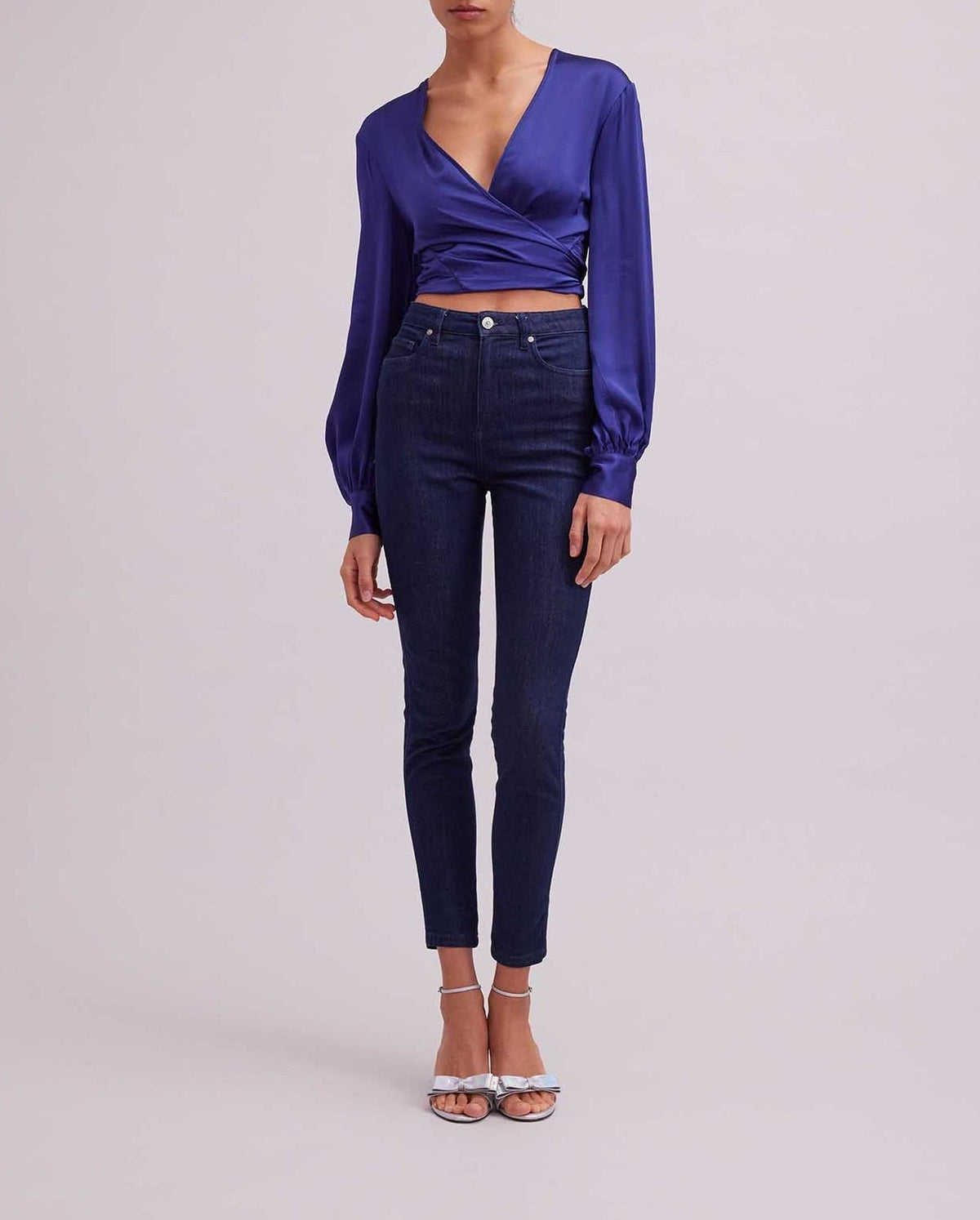 Blouse Rosace cache-cœur - Dark Navy