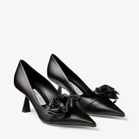 ZNO STOCK 0 / Reco 200 BLACK Shoe ROSALIA/FLOWERS 65