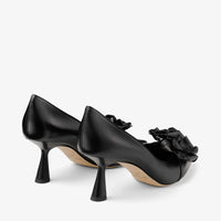 ZNO STOCK 0 / Reco 200 BLACK Shoe ROSALIA/FLOWERS 65