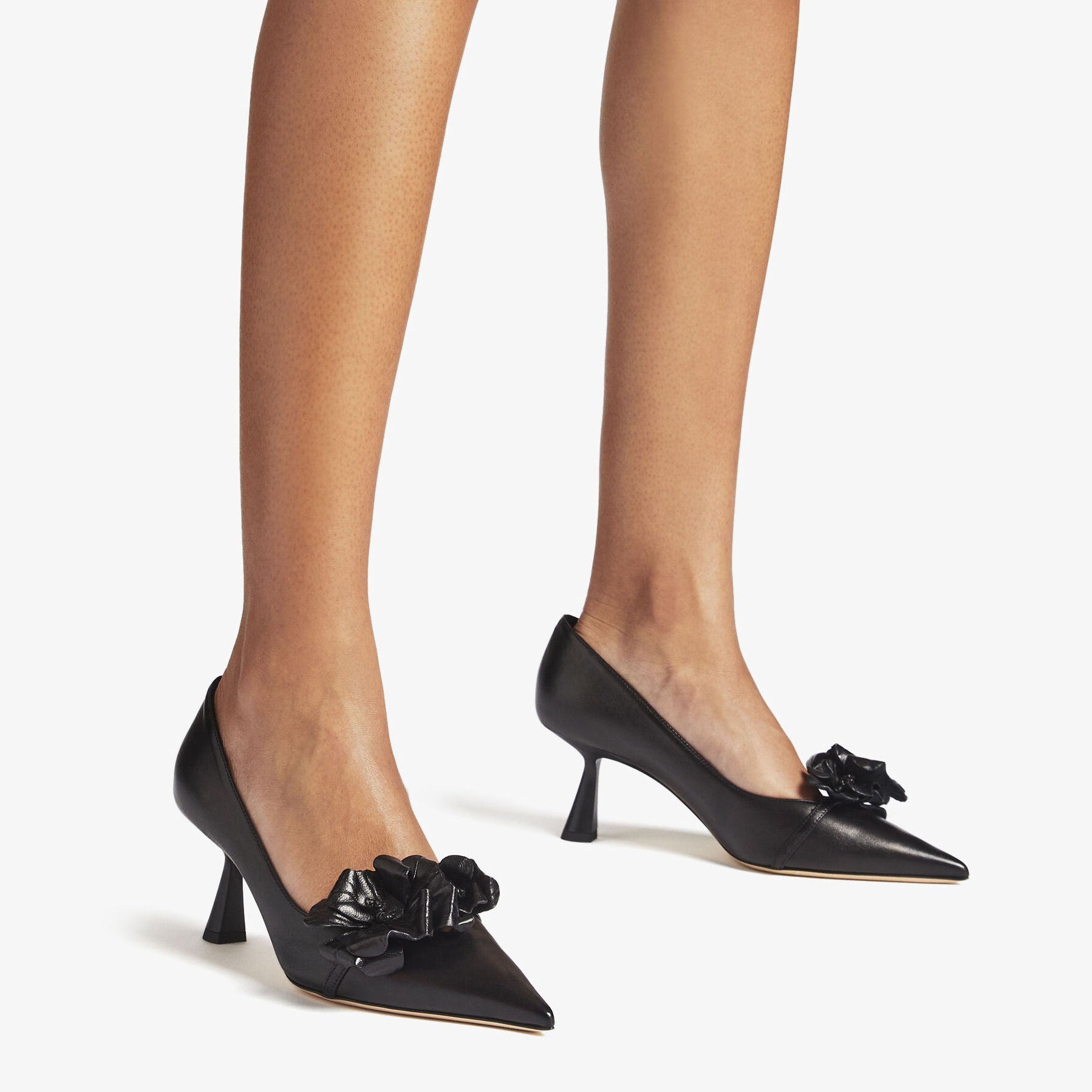 ZNO STOCK 0 / Reco 200 BLACK Shoe ROSALIA/FLOWERS 65