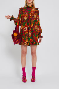 Robe Rosewood coupe fluide - Flower