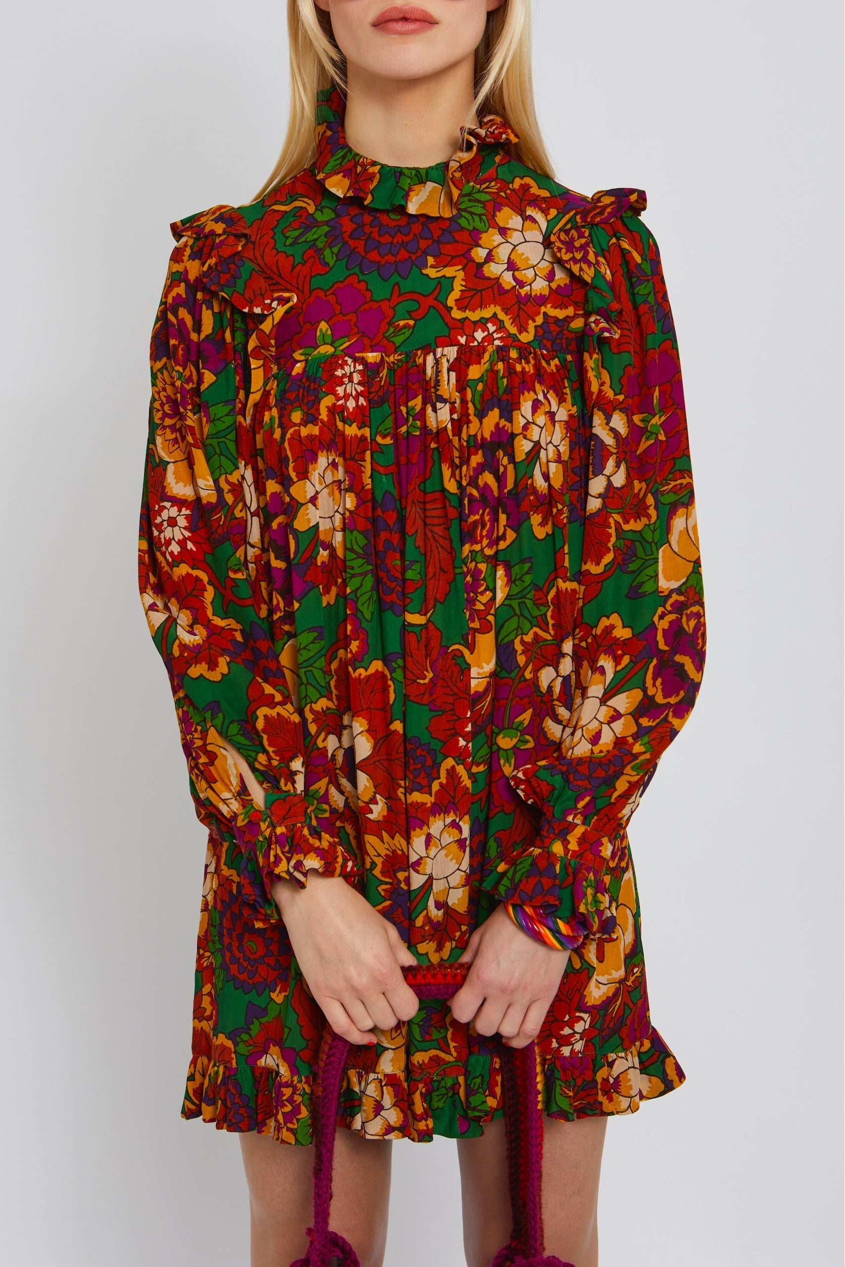 Robe Rosewood coupe fluide - Flower
