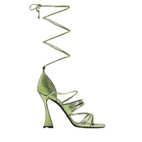 Roux 100 leather sandals - Gold leather