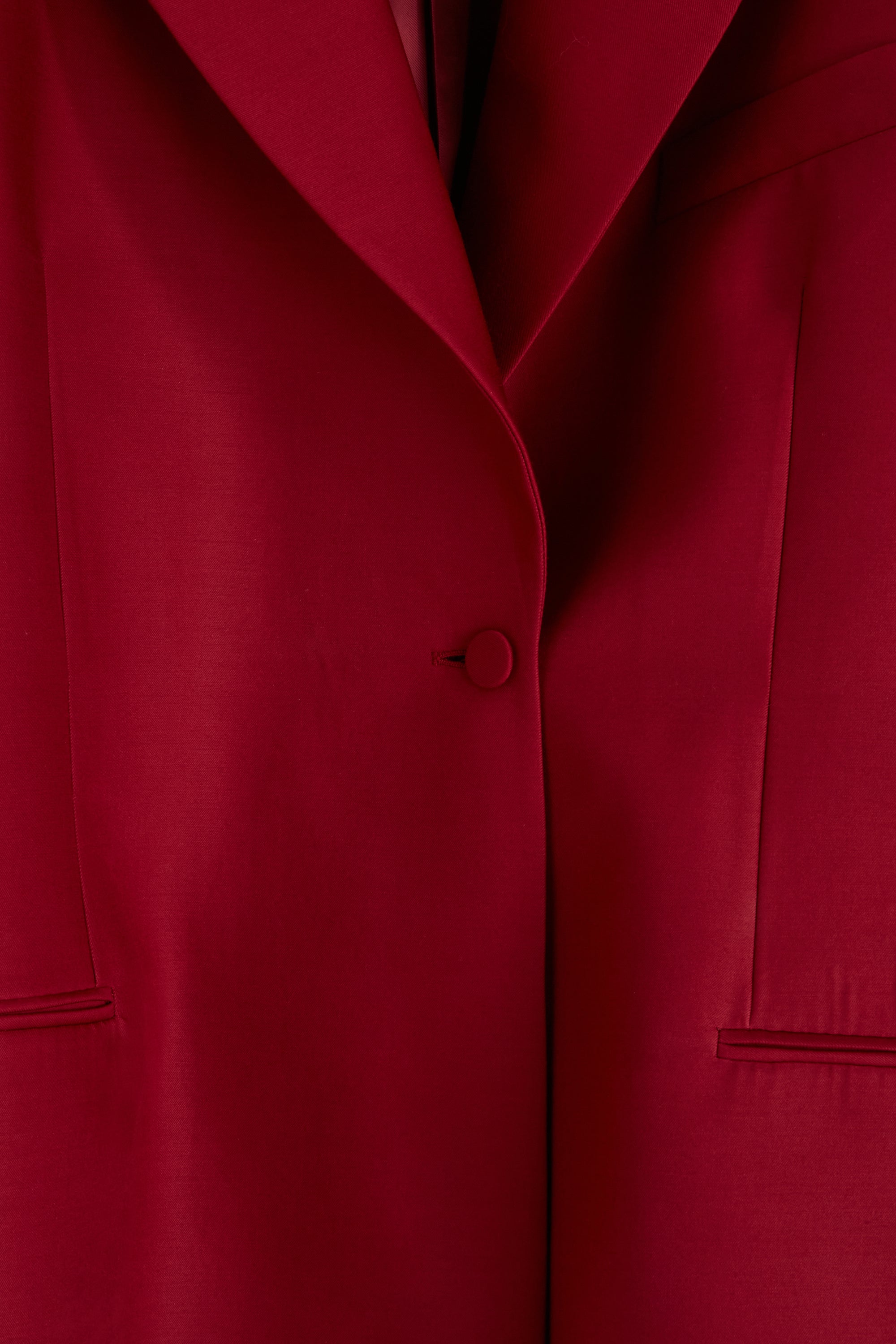 Blazer en laine vierge - Rouge