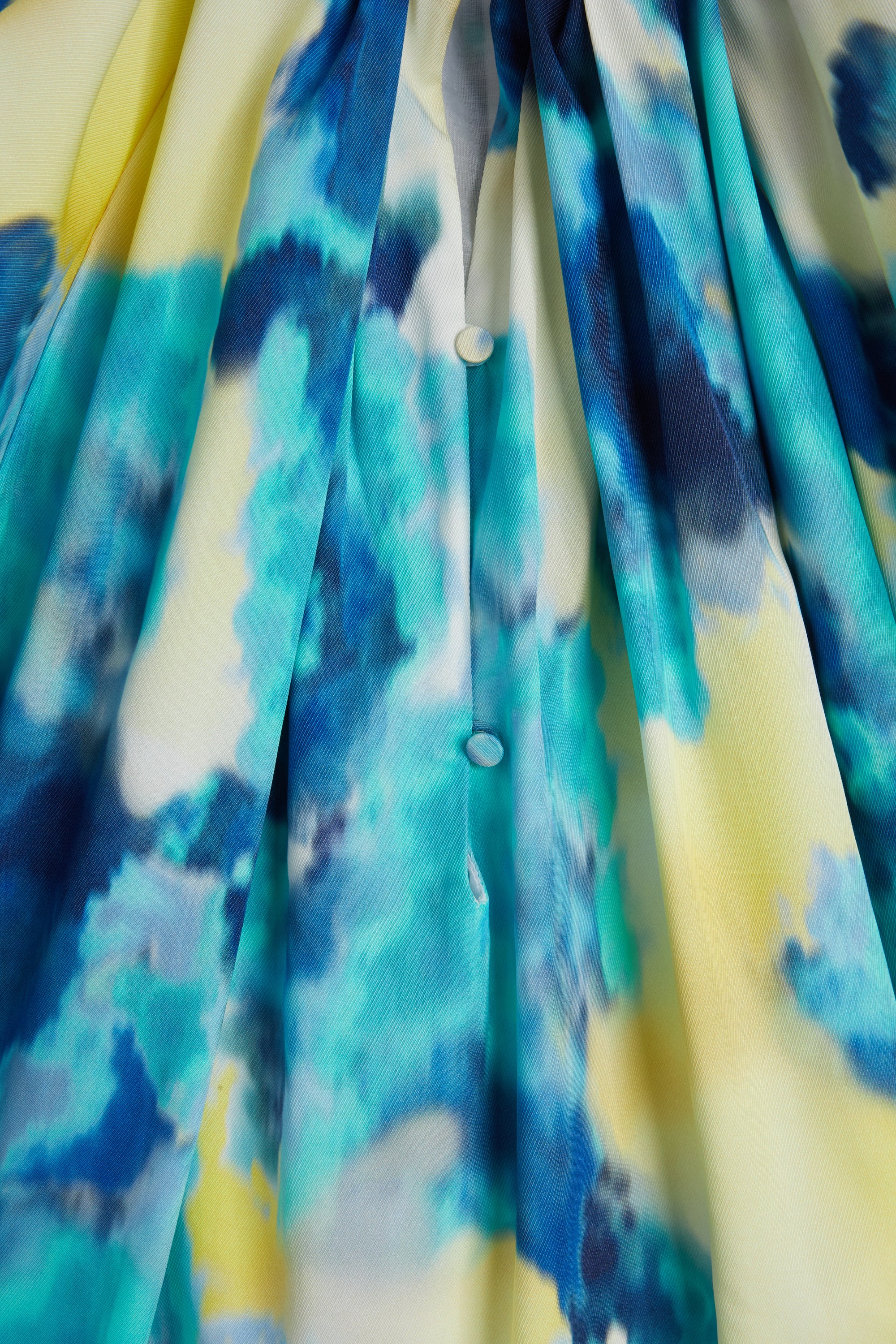 Blouse à manches bouffantes - Bleu