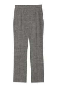 Pantalon de tailleur 7/8ème en laine - Gris