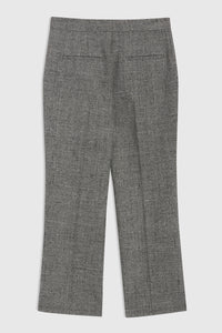 Pantalon de tailleur 7/8ème en laine - Gris