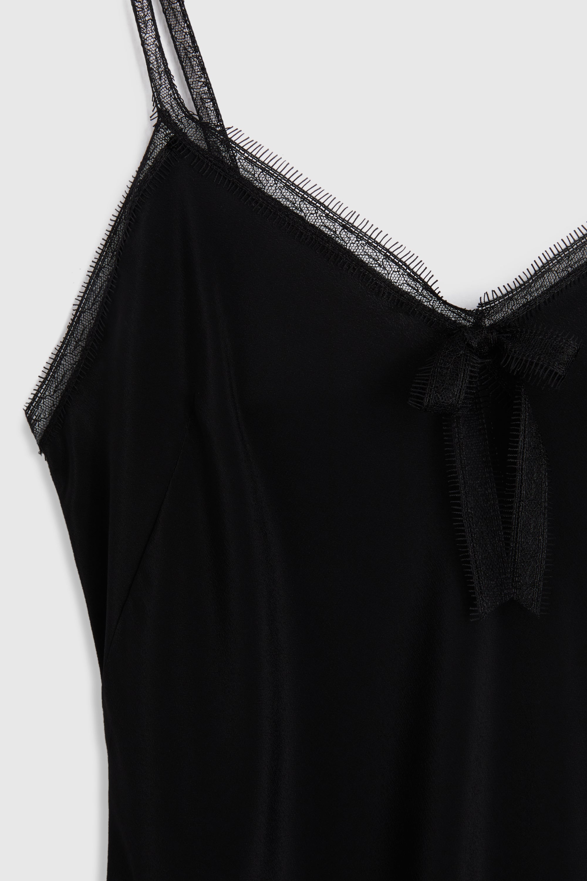 Robe longue style nuisette - Noir