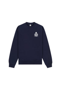 Royal Club Crewneck - Navy & White