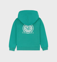 Sweat à capuche Royal Club à poche - Spring Green