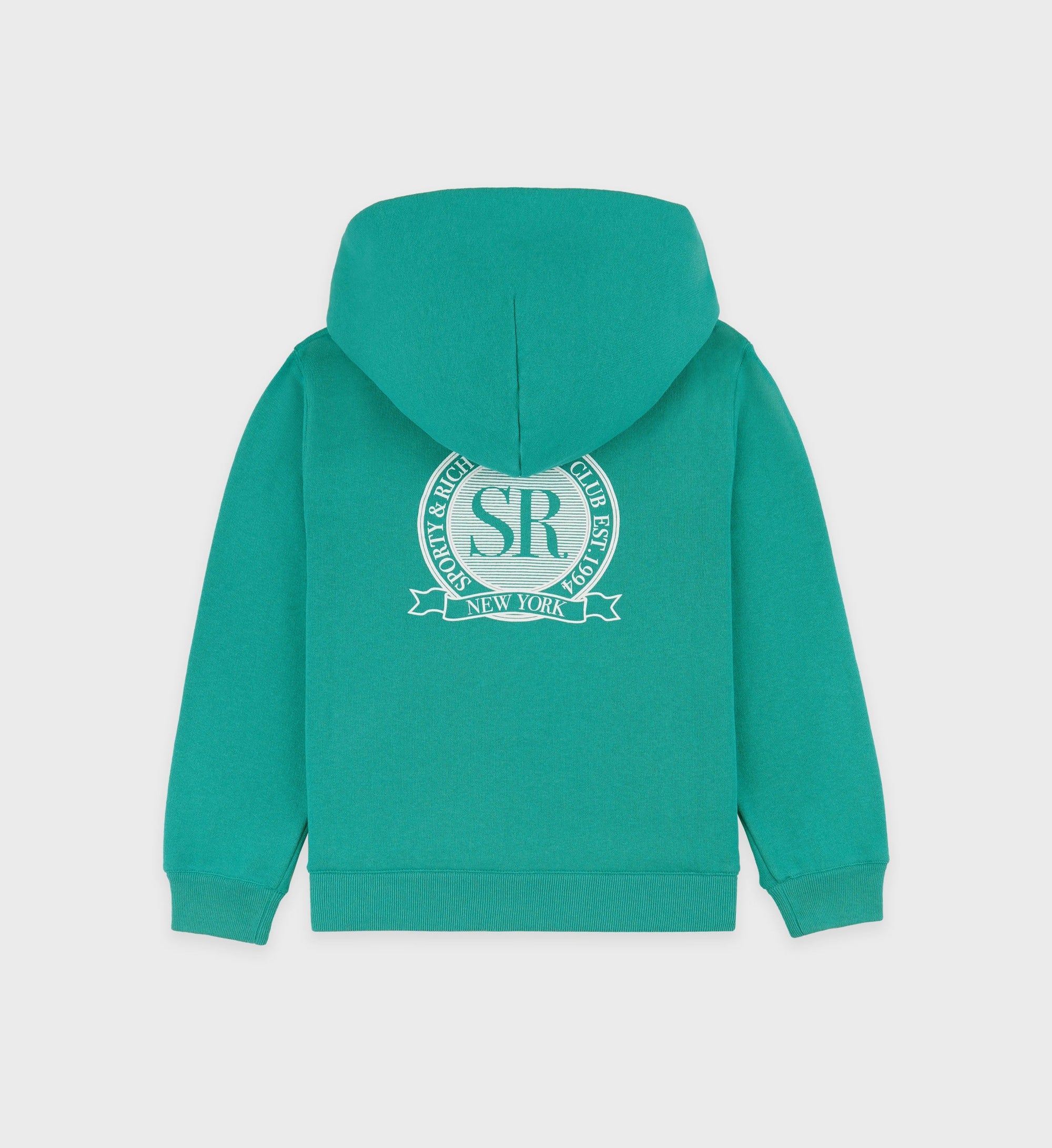 Sweat à capuche Royal Club à poche - Spring Green
