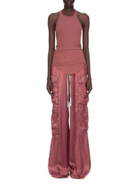 Basic ribbed vest top - Rosewood