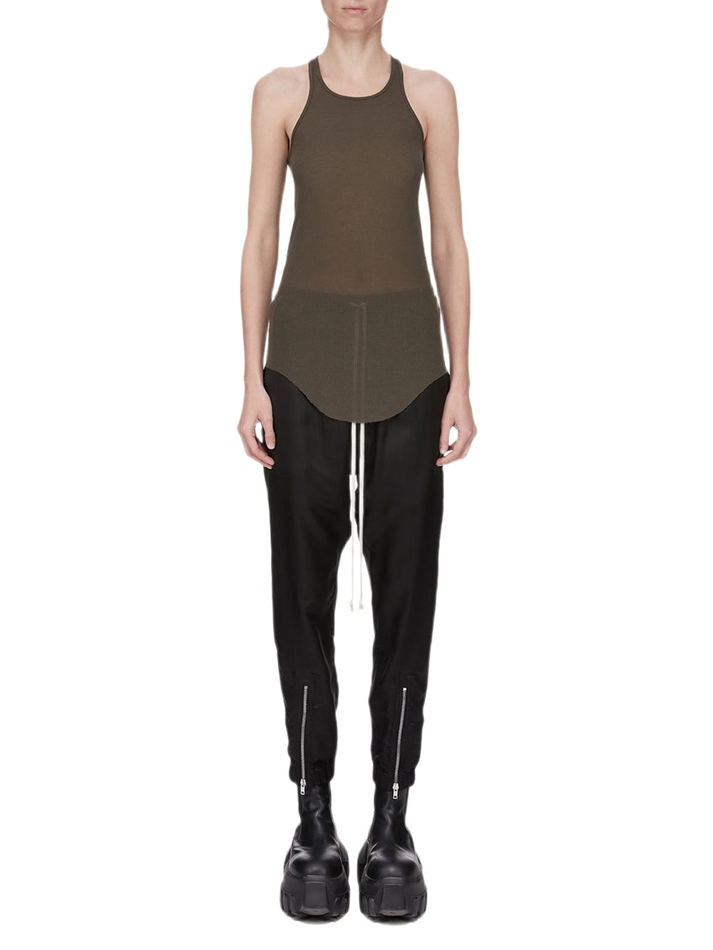 Basic ribbed vest top - Bosco