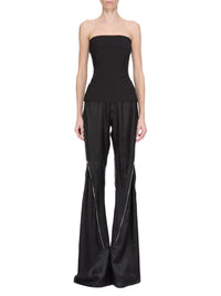 Top bustier en laine - Black