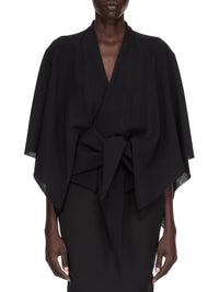 T-shirt Half Moon en laine - Black