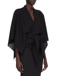 T-shirt Half Moon en laine - Black