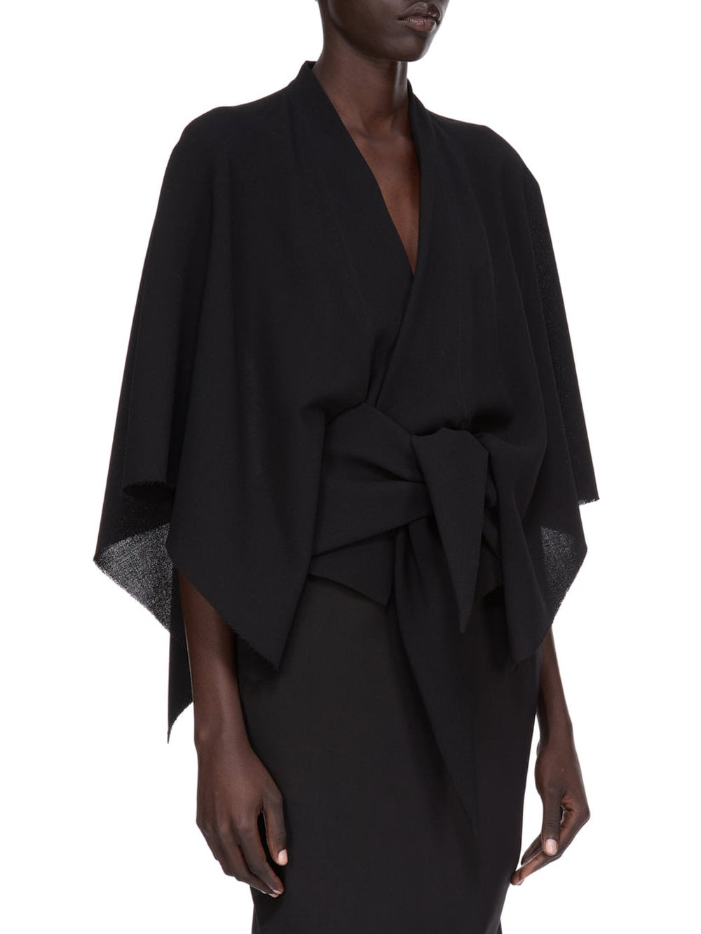 T-shirt Half Moon en laine - Black