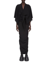 T-shirt Half Moon en laine - Black