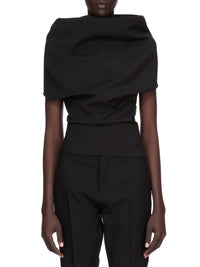 T-shirt Shroud en laine - Black