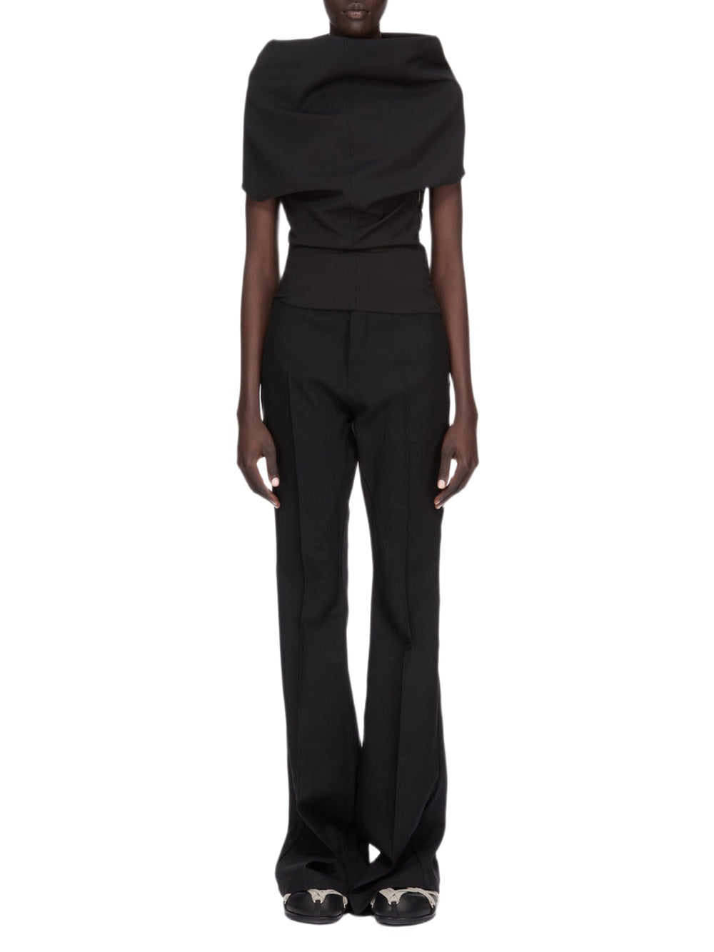 T-shirt Shroud en laine - Black