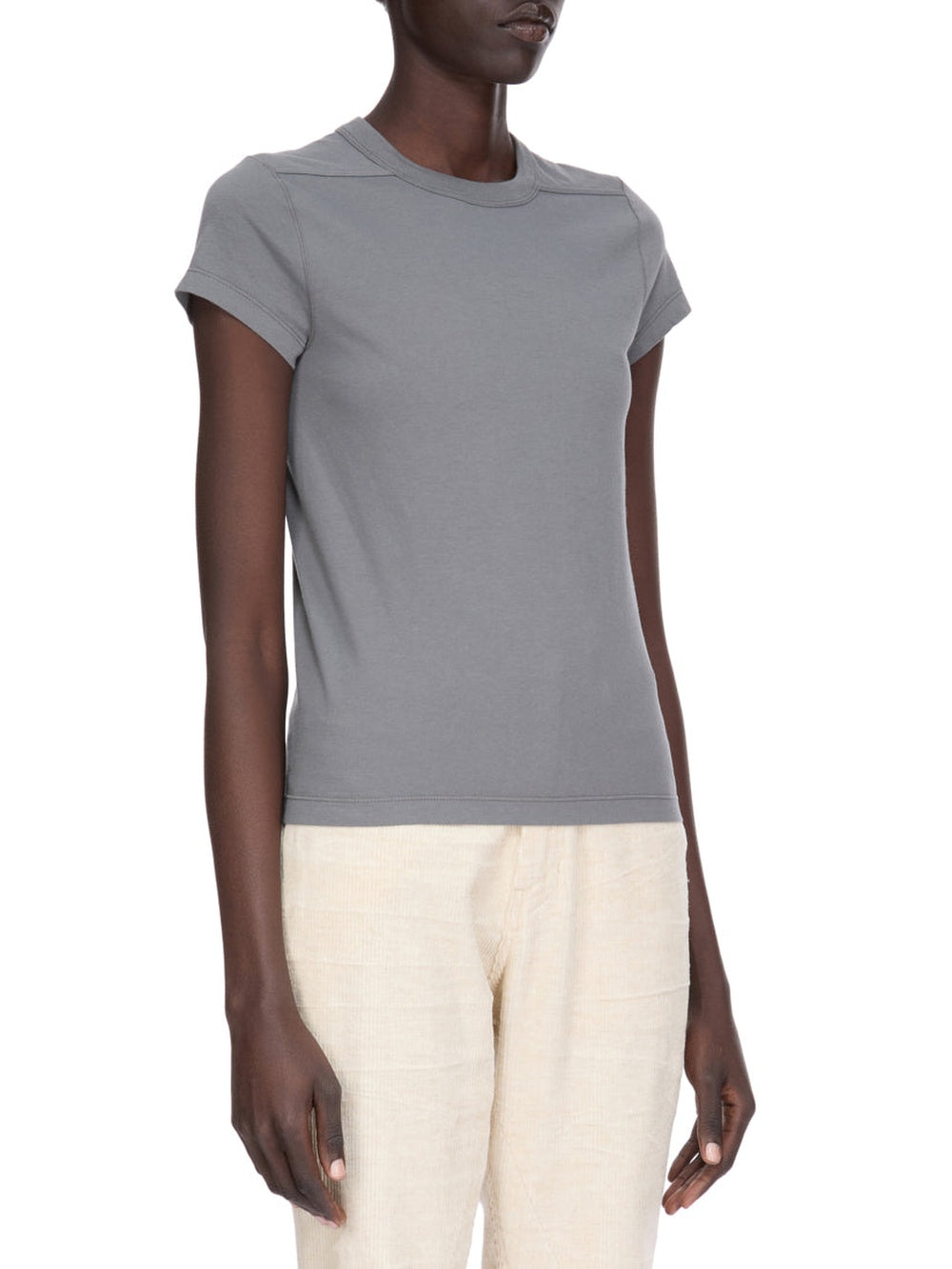 Level Cropped T-shirt - Washed Indigo