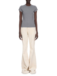 Level Cropped T-shirt - Washed Indigo