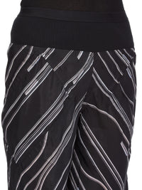 Pantalon à motif asymétrique - Black & Pearl