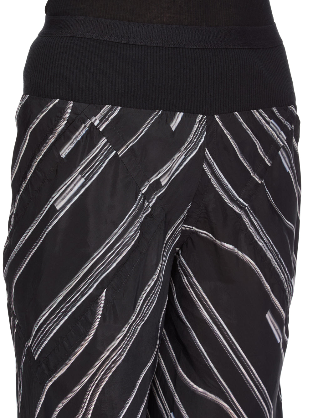 Pantalon à motif asymétrique - Black & Pearl